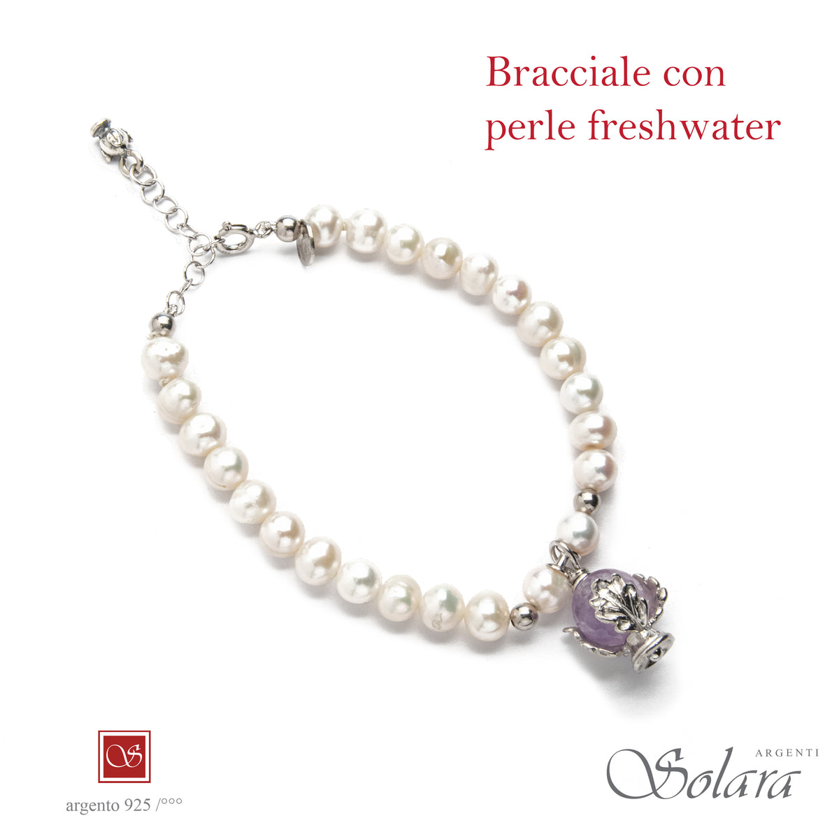 Bracciale Ametista Grezza - Frida Shop